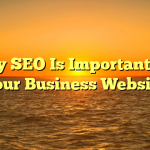 Why SEO Is Important For Your Business Website